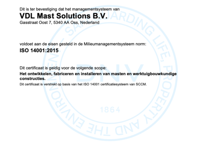 Management System Certificate