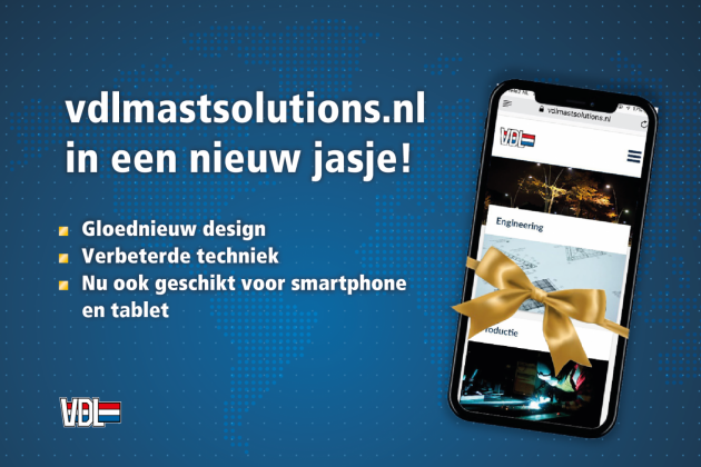 VDL Mast Solutions lanceert nieuwe website